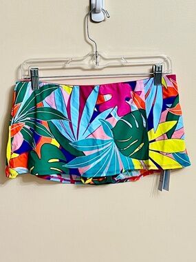 Bleu by Rod Beattie Women's The Mix Skirted Hipster Bikini Bottoms (Size 6)